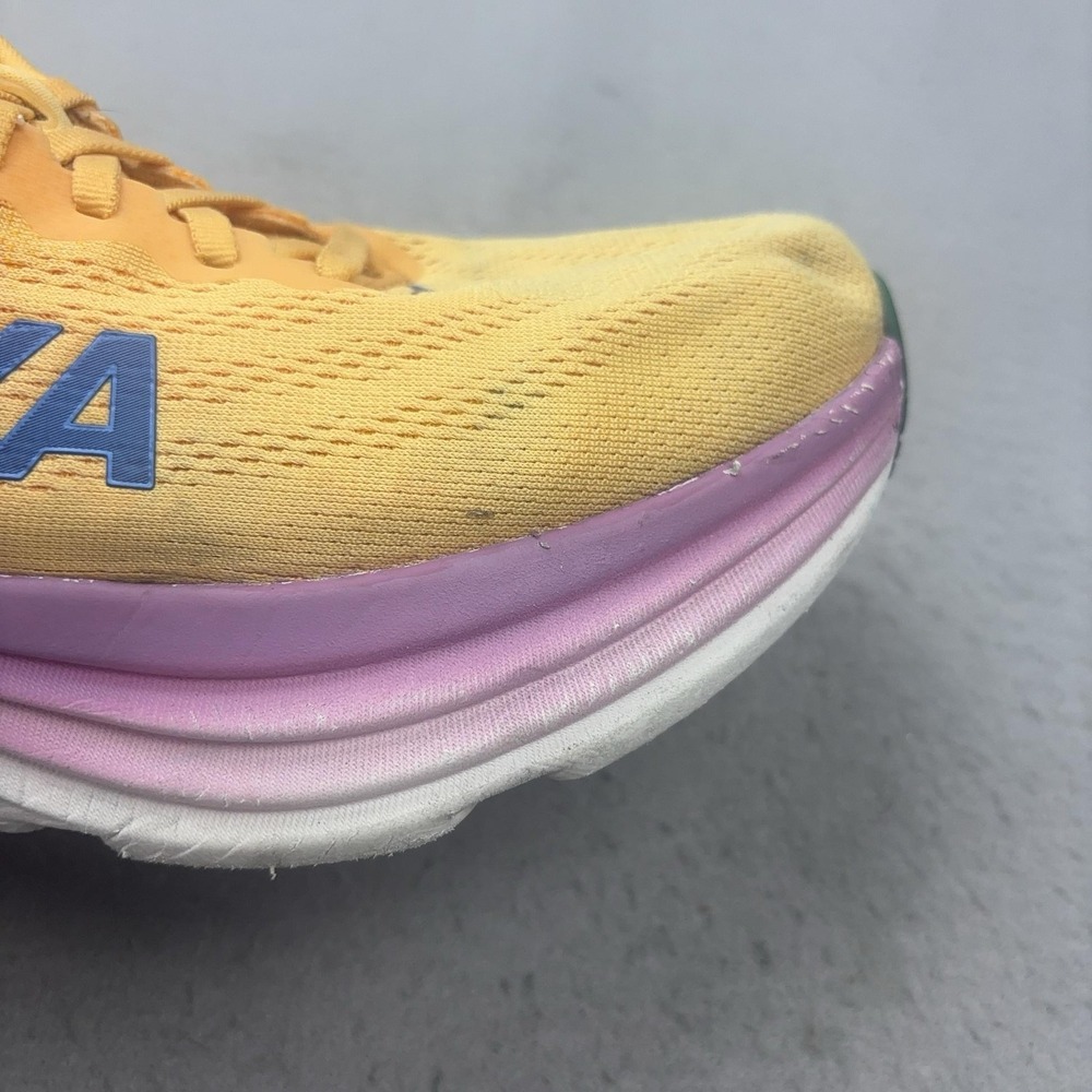 Hoka One One Bondi 8 Shoes Womens Size 11 Orange Running Sneakers Cushioned - Picture 16 of 16